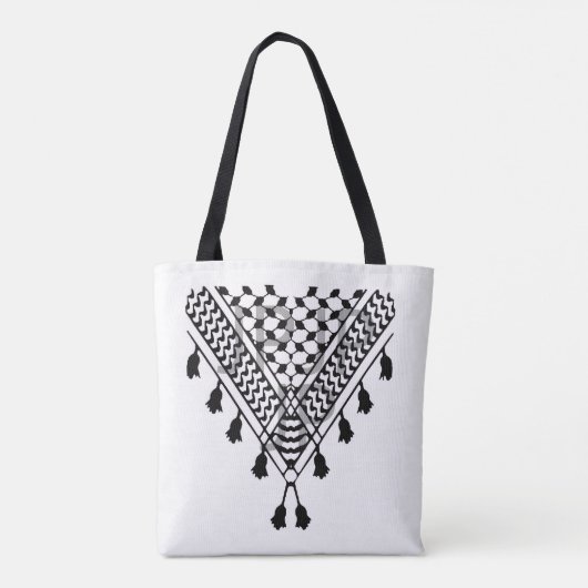 Palestinian Keffiyeh Tote Bag (Achterkant)