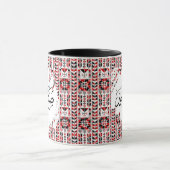 Palestinian Pattern Good Morning Arabic Coffee Mok (Midden)