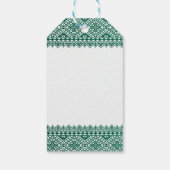 Palestinian Tatreez Print Gift Tags Cadeaulabel (Achterkant)