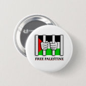 PalestinianBars Ronde Button 5,7 Cm (Voorkant /achterkant)