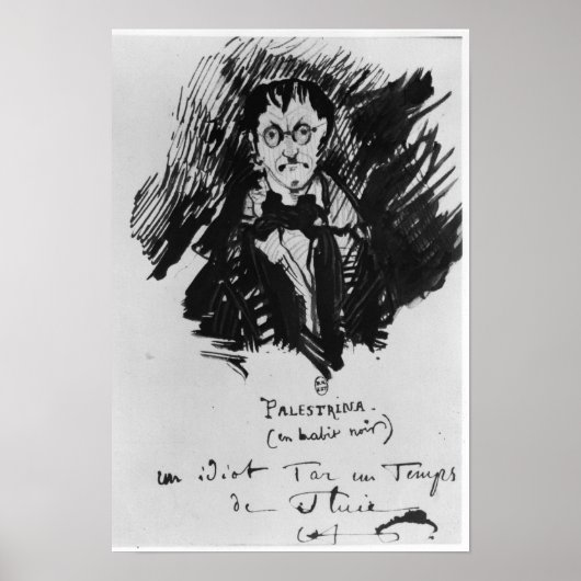 Palestrina in een Black Suit Poster (Voorkant)