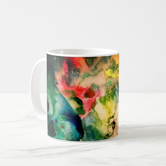Palet Abstract Koffiemok (Voorkant links)