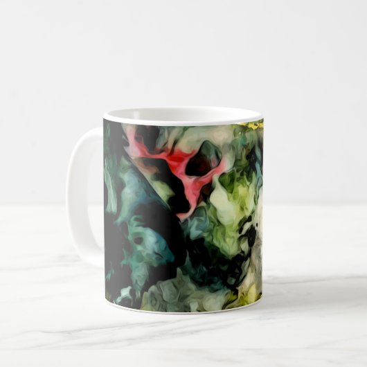 Palet Abstract Koffiemok (Voorkant links)