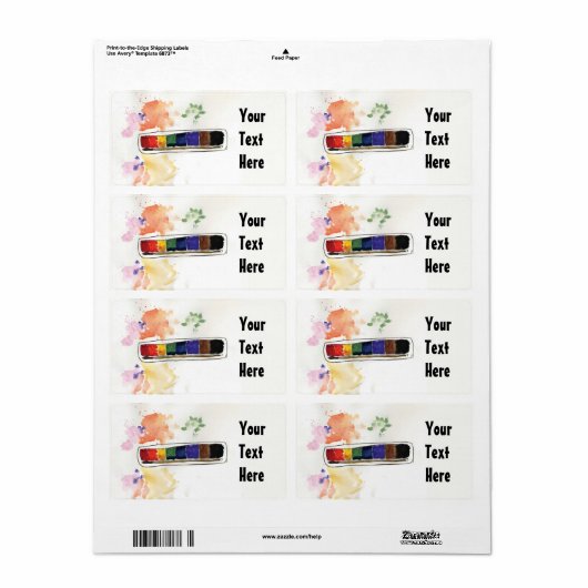 Palet Etiket (Full Sheet)