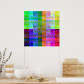 Palet met gesloten deuren (flip) poster (Keuken)