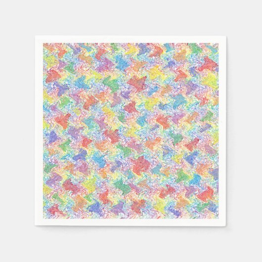 Palet papieren servetten van een kunstenaar (Voorkant)