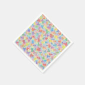 Palet papieren servetten van een kunstenaar (Hoek)