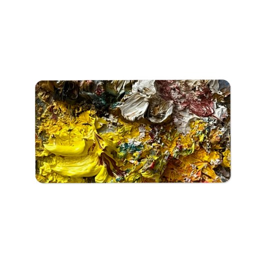 Palet van de kunstenaar #1 etiket (Voorkant)