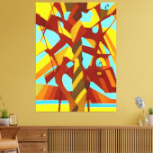 Palet van de natuur, nr. 2 canvas afdruk (Insitu (Woonkamer))