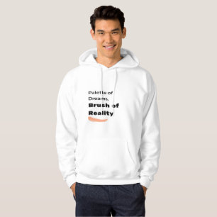 palet van droom, borstel van realiteit hoodie