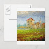 Palet van het dorp Tocany Briefkaart (Voorkant / Achterkant)