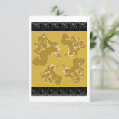 palet van Klimt Bedankkaart (Staand voorkant)