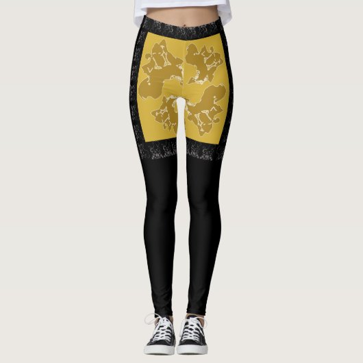 palet van Klimt Leggings (Voorkant)