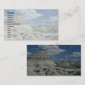 Palet van kunstenaar visitekaartje (Voorkant / Achterkant)