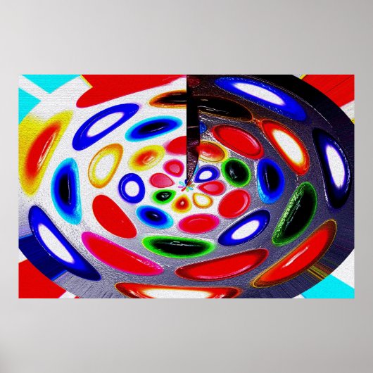 Palet van meditatiekunst poster (Voorkant)