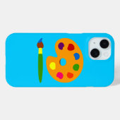 Palet verf Case-Mate iPhone case (Achterkant (horizontaal))