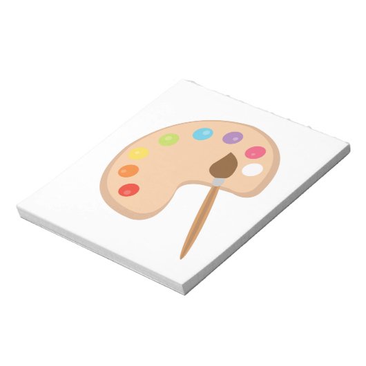 Palet verf notitieblok (Linkerzijde)