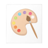 Palet verf notitieblok (Voorkant)