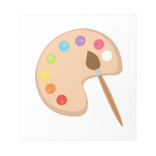 Palet verf notitieblok (Voorkant)