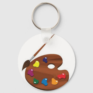 palet Verf Sleutelhanger