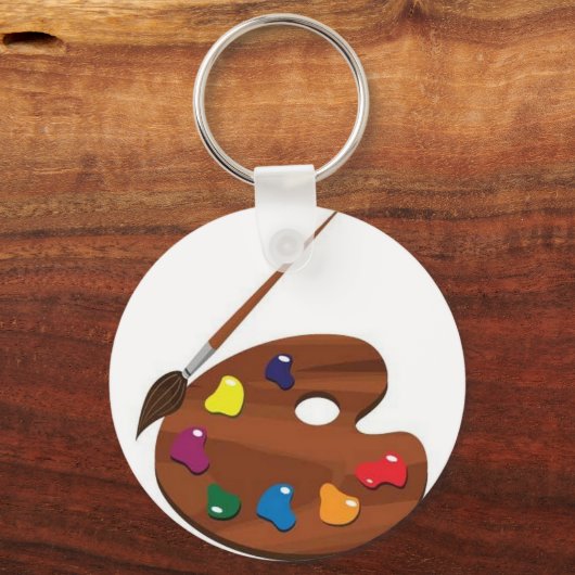 palet Verf Sleutelhanger (Voorkant)