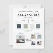 Palet zeehars | Wees mijn Bridesmaid Aankondiging (Achterkant)