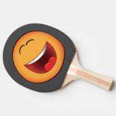 Paleta de ping pong con emoji. tafeltennisbatje (Zijkant)