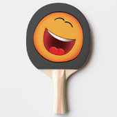 Paleta de ping pong con emoji. tafeltennisbatje (Voorkant)