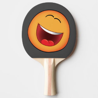 Paleta de ping pong con emoji. tafeltennisbatje