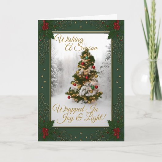 Palette Cheerful Christmas Design Kaart (Voorkant)