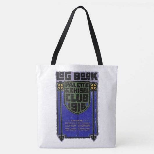 Palette & Chisel 1916 Logboek Tote Bag (Voorkant)