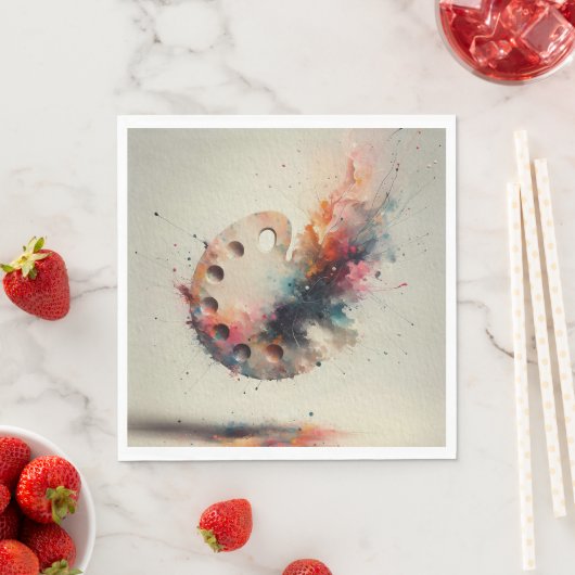 Palette of Creation Paper Napkin Servet (Insitu)