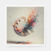 Palette of Creation Paper Napkin Servet (Voorkant)
