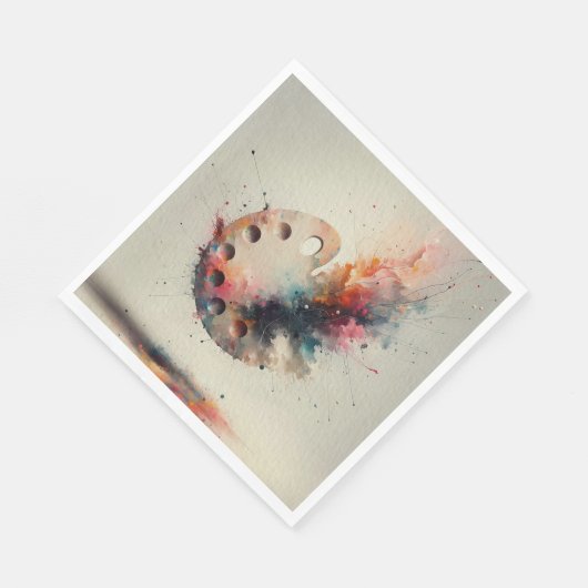 Palette of Creation Paper Napkin Servet (Hoek)