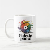Palette Paniek | Ontwerpersleven Grap   Koffiemok (Links)