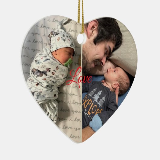 Palette Personalized Photo Design Keramisch Ornament (Rechts)