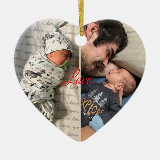 Palette Personalized Photo Design Keramisch Ornament (Voorkant)