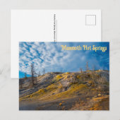 Palette Springs Sunrise Mammoth Hot Springs Briefkaart (Voorkant / Achterkant)