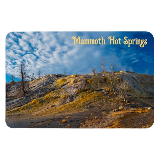 Palette Springs Sunrise Mammoth Hot Springs Magneet (Horizontaal)