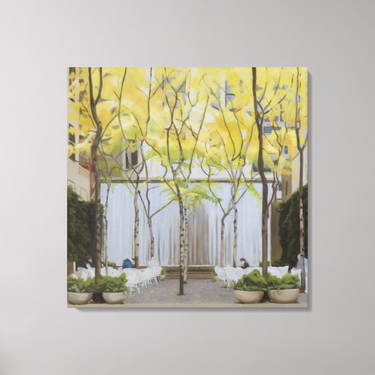 Paley Park Canvas Afdruk (Voorkant)