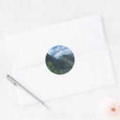 Pali Lookout, O'ahu Ronde Sticker (Envelop)