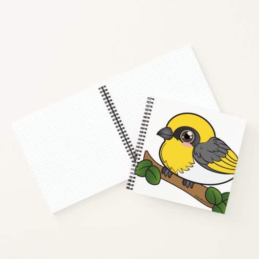 Palila Hawaii-woudvogel Notitieboek (Binnen)
