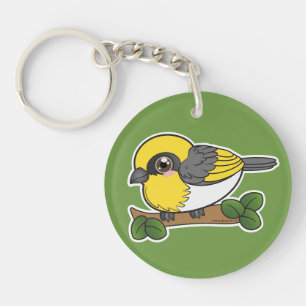 Palila Hawaii-woudvogel Sleutelhanger