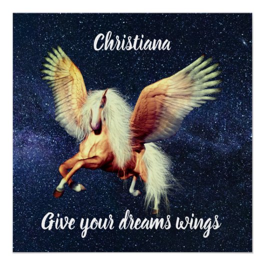 Palimino Winged Pegasus Perfect Poster (Voorkant)