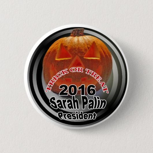 Palin2016Halloween Ronde Button 5,7 Cm (Voorkant)