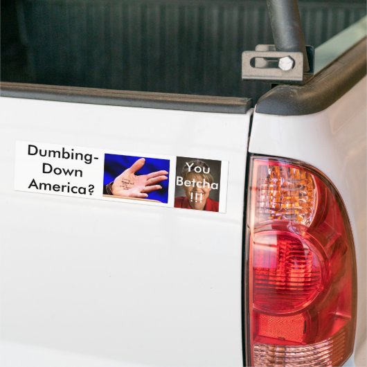 Palin3 Bumpersticker (Op Truck)