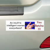Palin4 Bumpersticker (Op auto)