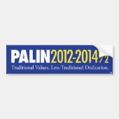 Palin 2012-2014 1/2 bumpersticker (Voorkant)