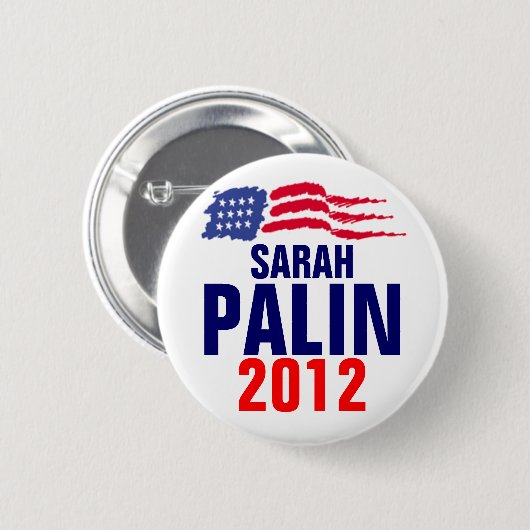 Palin 2012 ronde button 5,7 cm (Voorkant /achterkant)