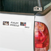 palin 2012, steele 1, 2012, PALINSTEELE Bumpersticker (Op Truck)